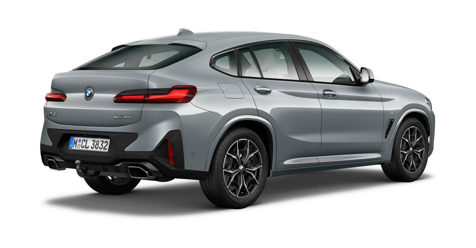 BMW BMW X in Grau von hinten BMW BMW X in Grau von hinten