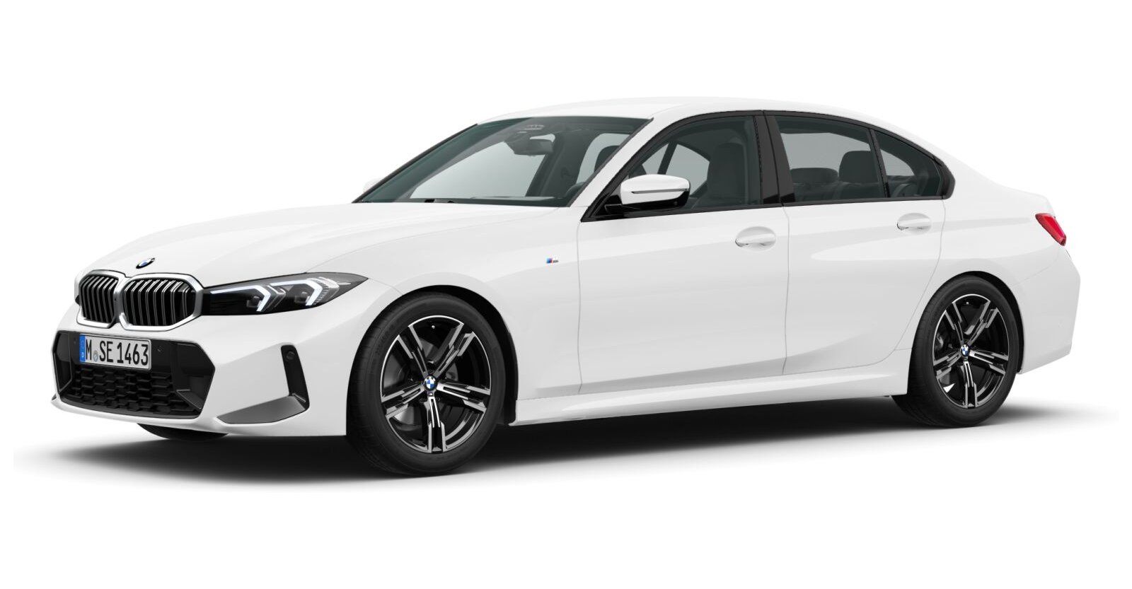 BMW BMW 3er in Weiß von vorne
