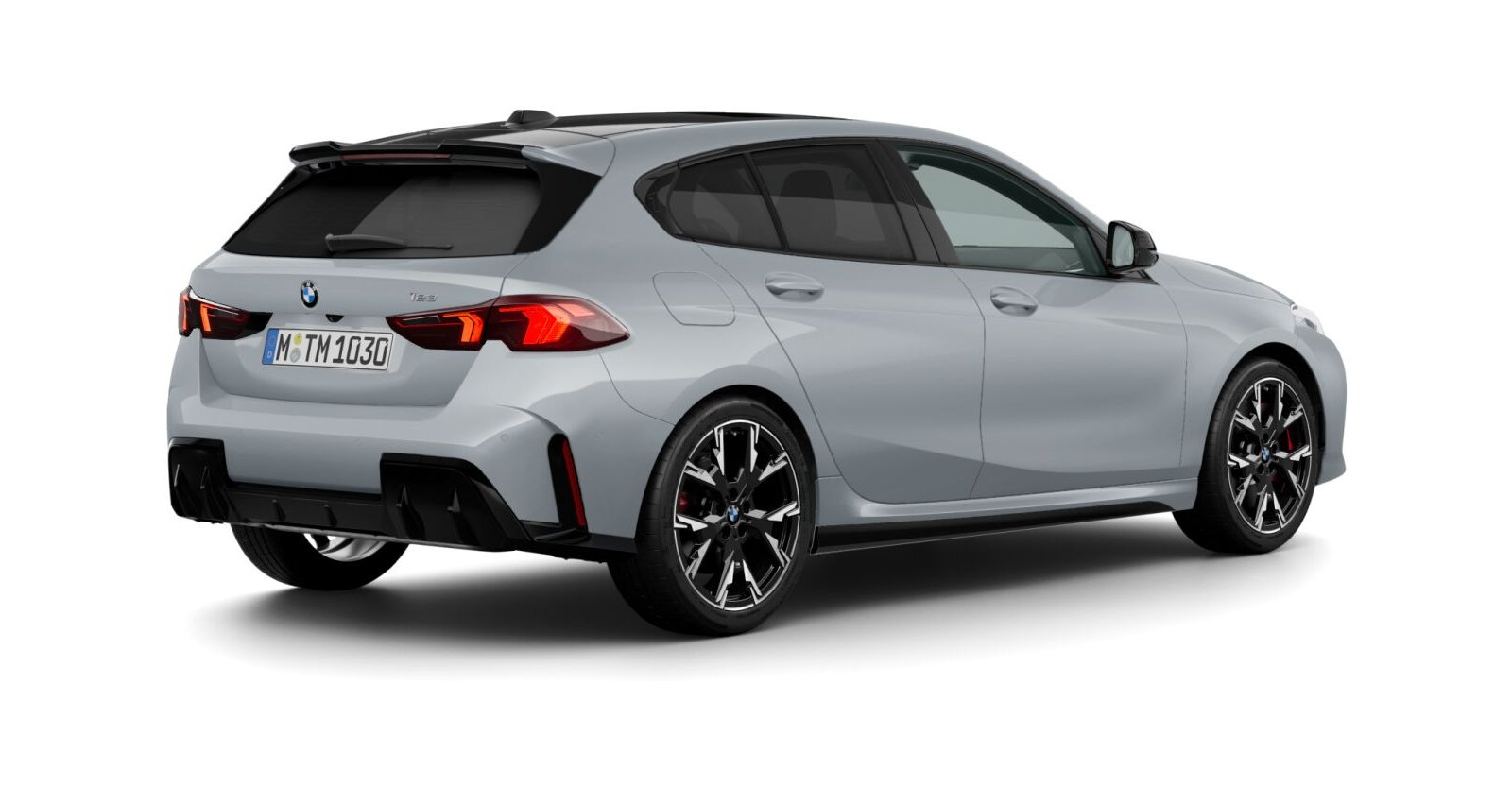 BMW BMW 1er in Grau von hinten