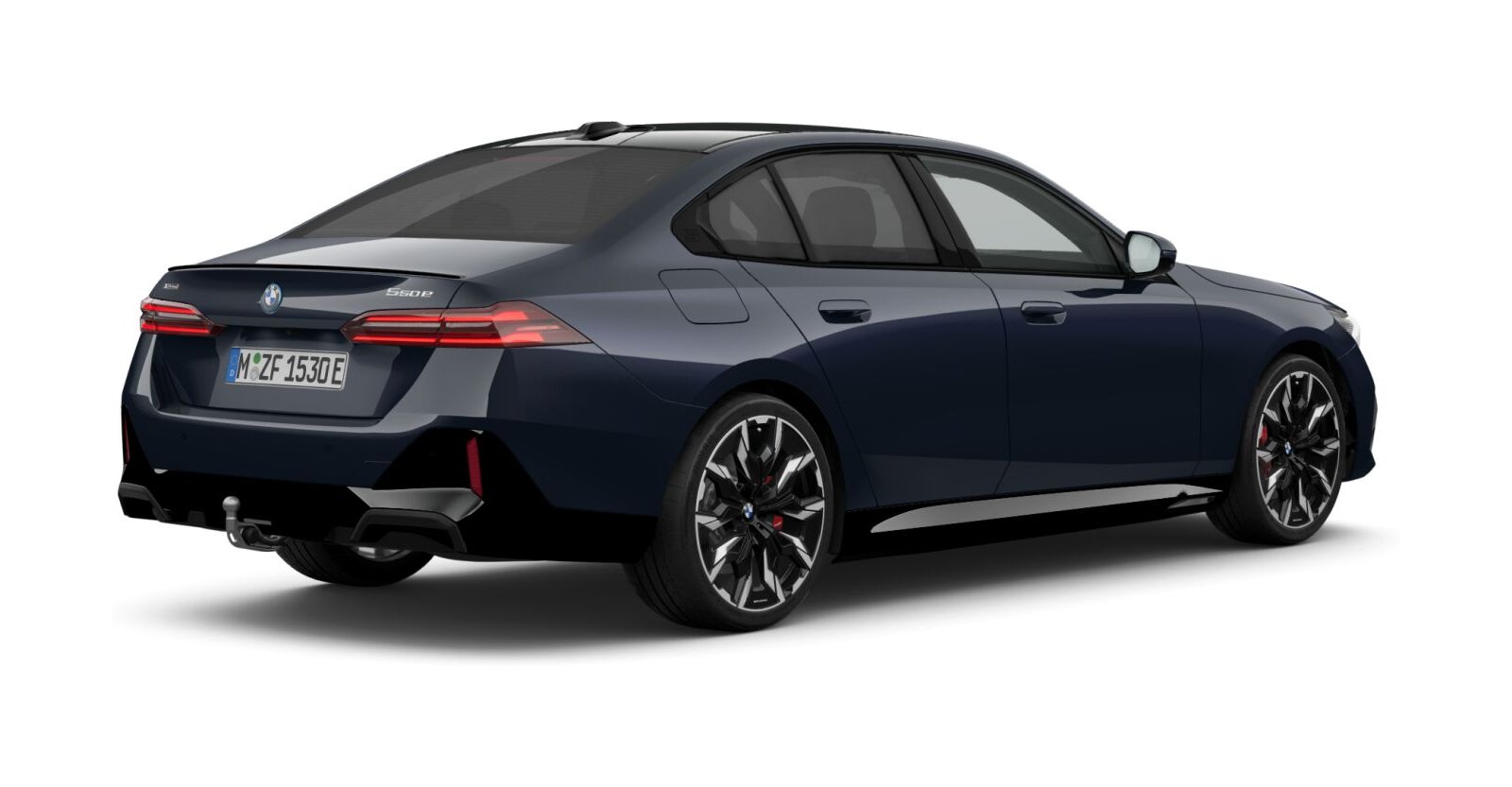 BMW BMW 5er in Schwarz von hinten BMW BMW 5er in Schwarz von hinten