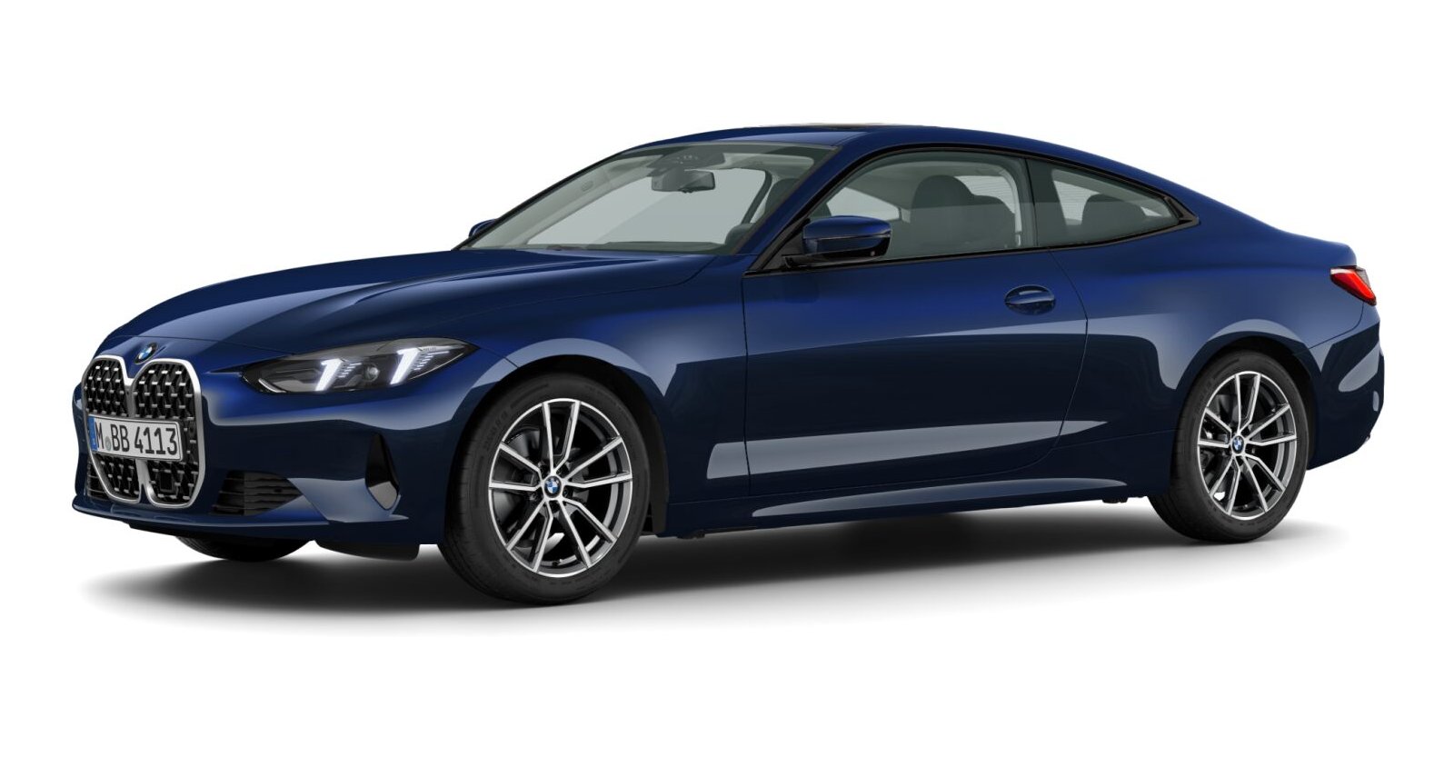 BMW BMW 4er in Blau von vorne