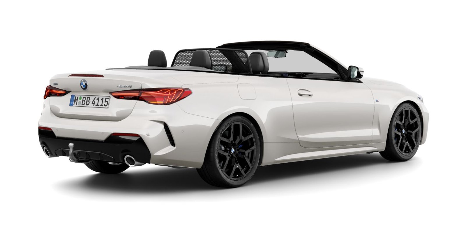 BMW BMW 4er in Weiß von hinten