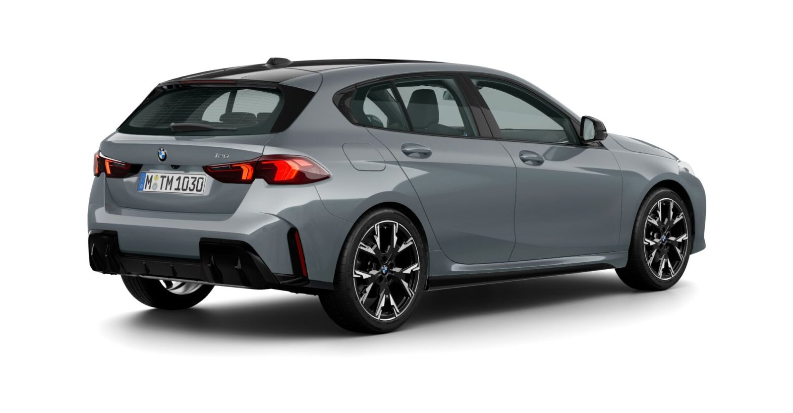 BMW BMW 1er in Grau von hinten