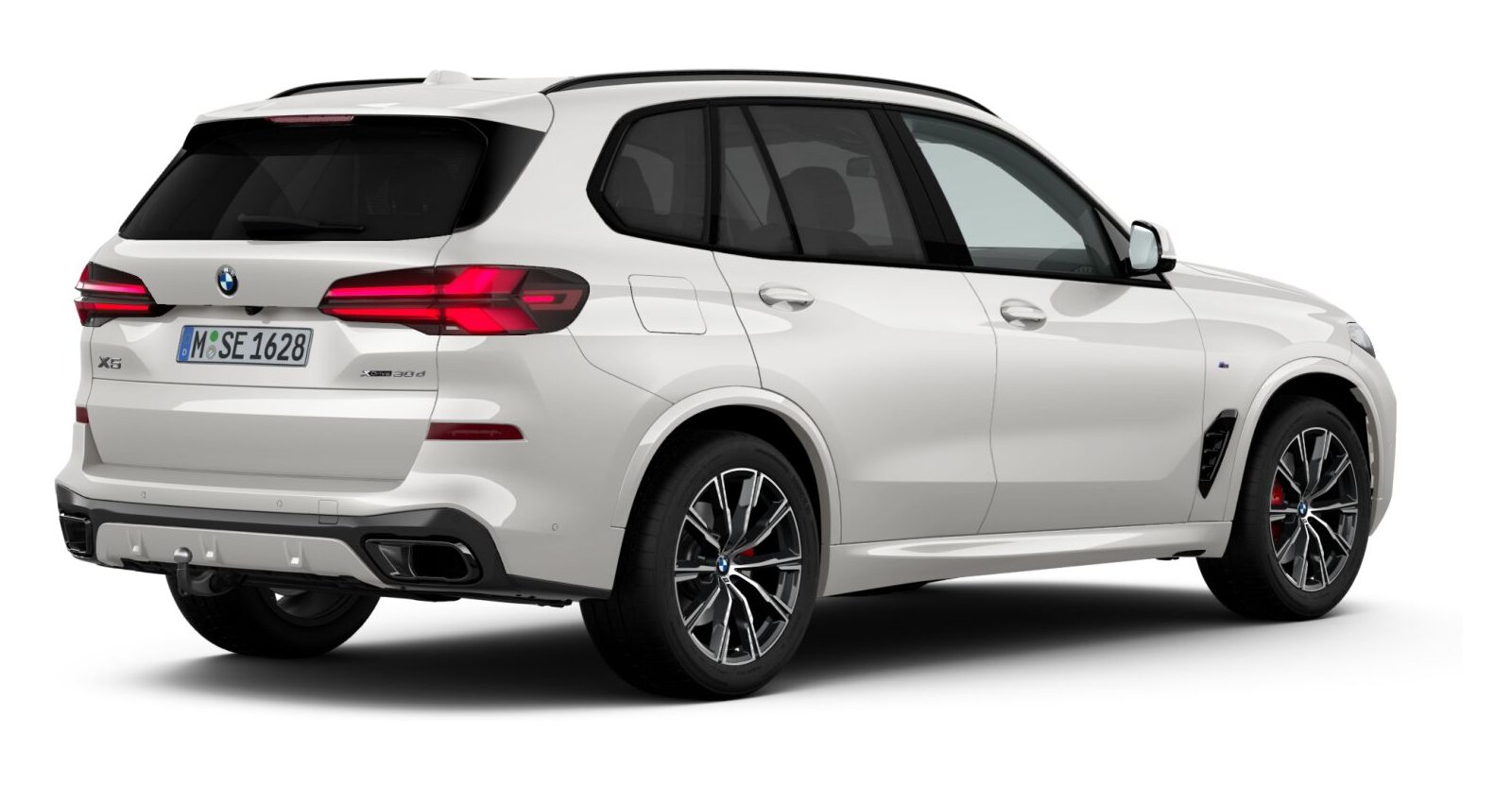 BMW BMW X in Weiß von hinten BMW BMW X in Weiß von hinten