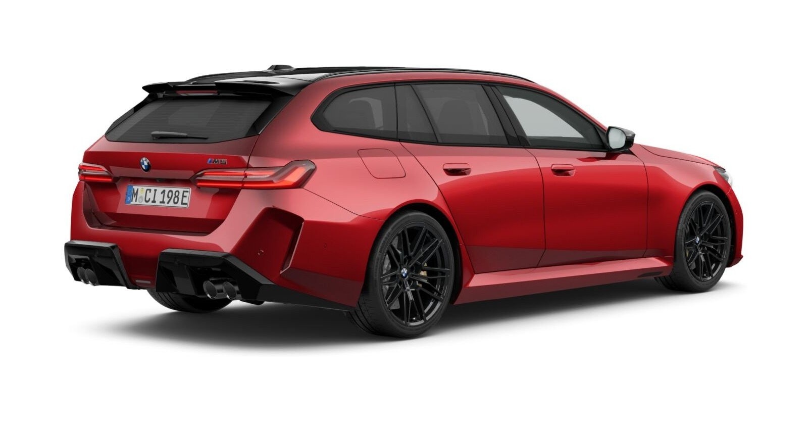 BMW BMW M in Rot von hinten BMW BMW M in Rot von hinten