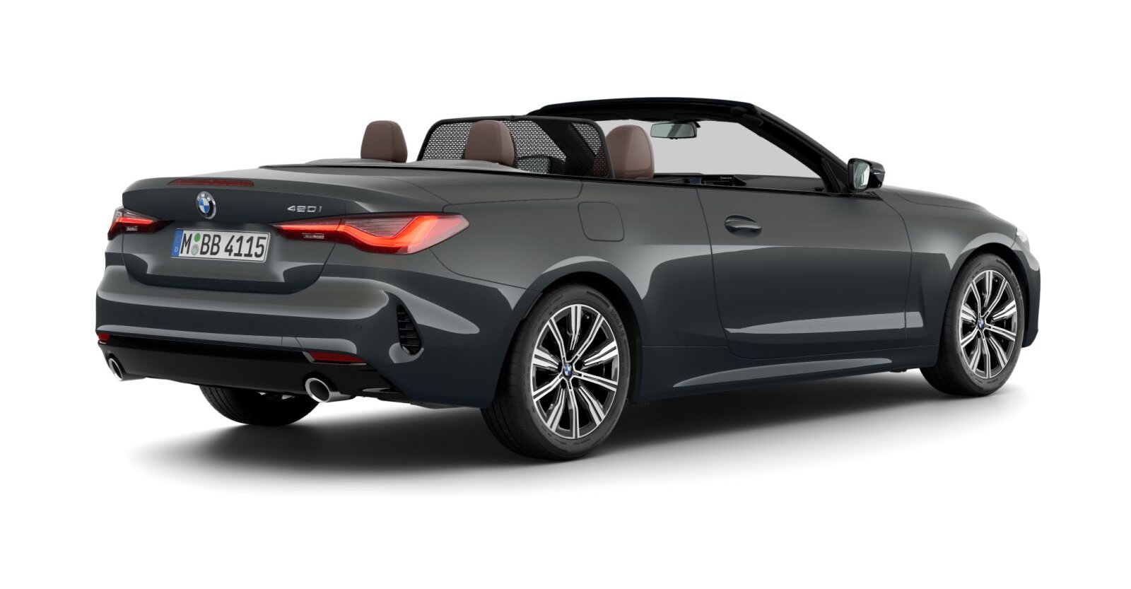 BMW BMW 4er in Grau von hinten BMW BMW 4er in Grau von hinten