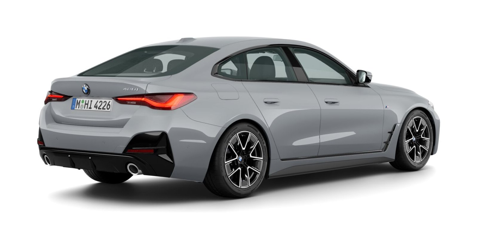 BMW BMW 4er in Grau von hinten BMW BMW 4er in Grau von hinten
