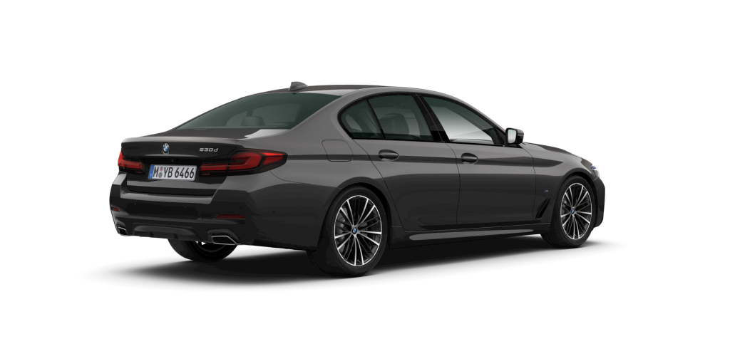 BMW BMW 5er in Grau von hinten BMW BMW 5er in Grau von hinten