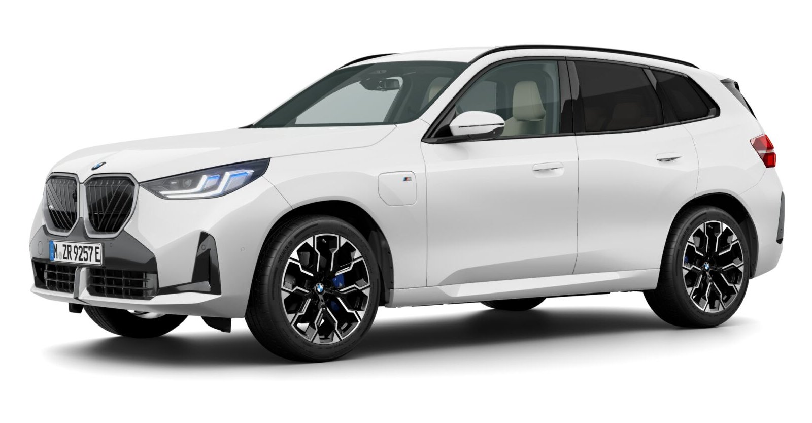 BMW X3 30e xDrive in Weiß von vorne