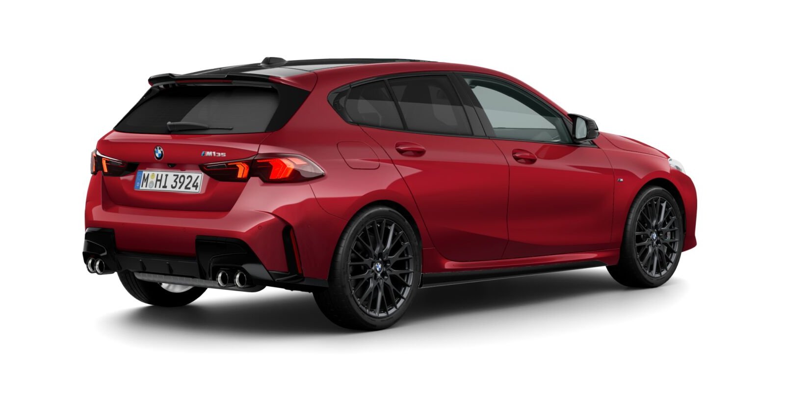 BMW BMW 1er in Rot von hinten