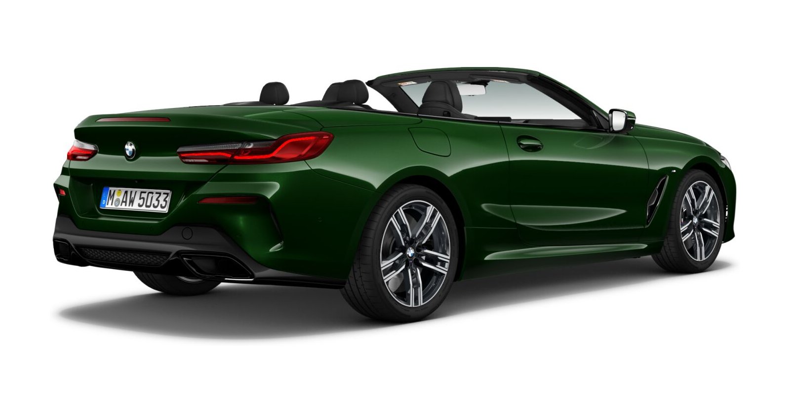 BMW BMW 8er in Grün von hinten BMW BMW 8er in Grün von hinten