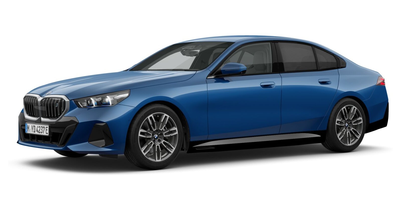 BMW BMW I in Blau von vorne