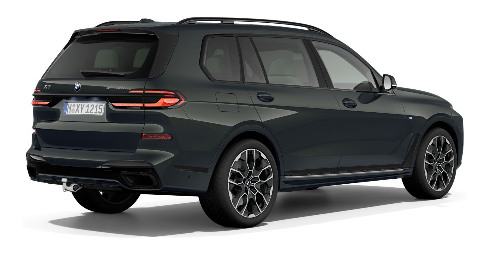 BMW BMW X in Grau von hinten