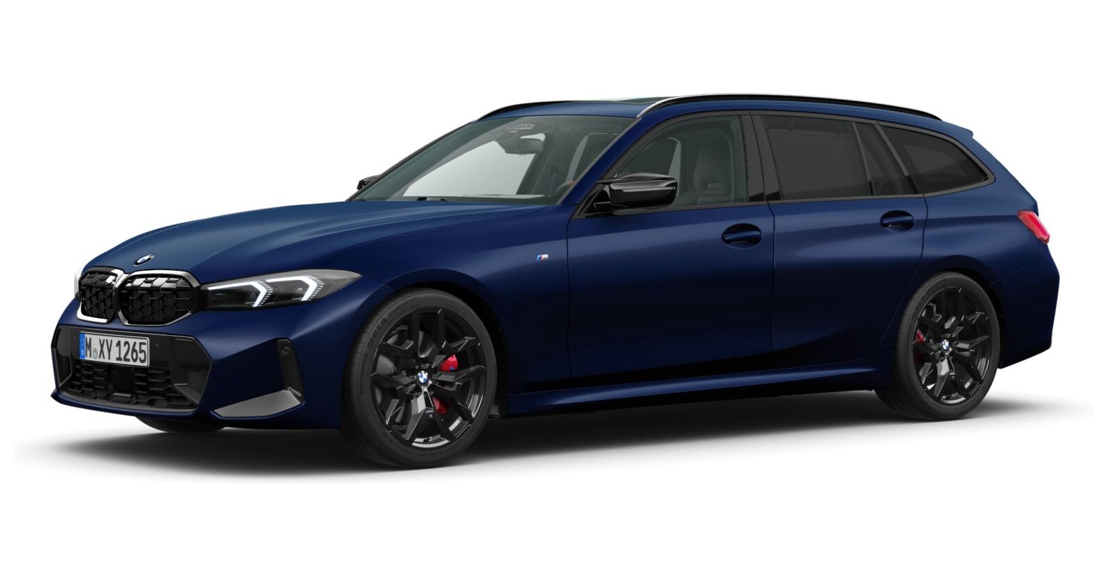 BMW BMW 3er in Blau von vorne