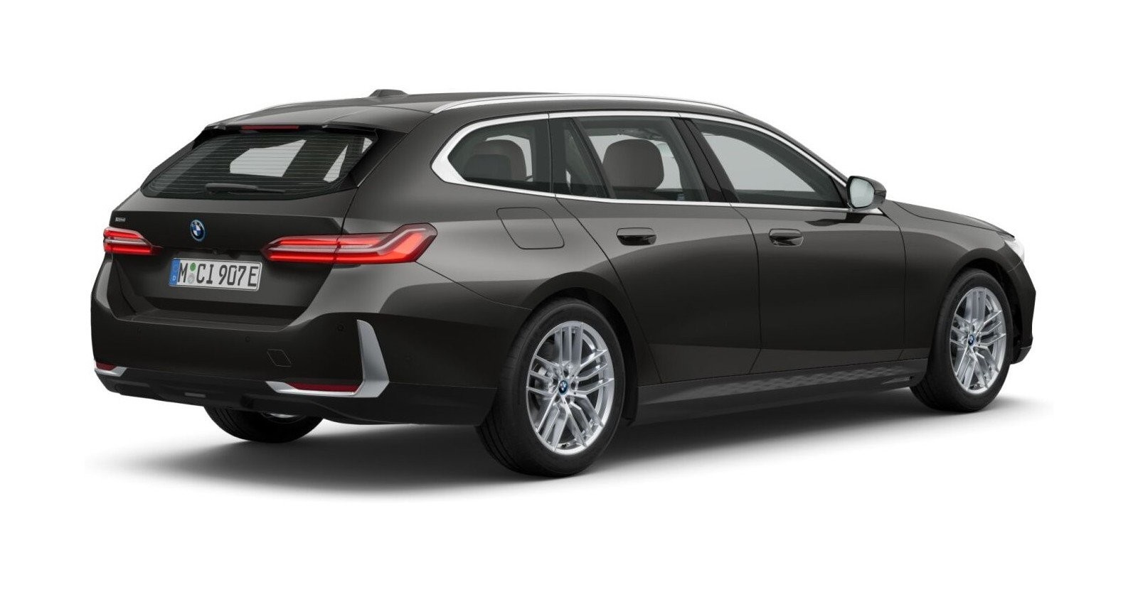 BMW BMW 5er in Grau von hinten BMW BMW 5er in Grau von hinten