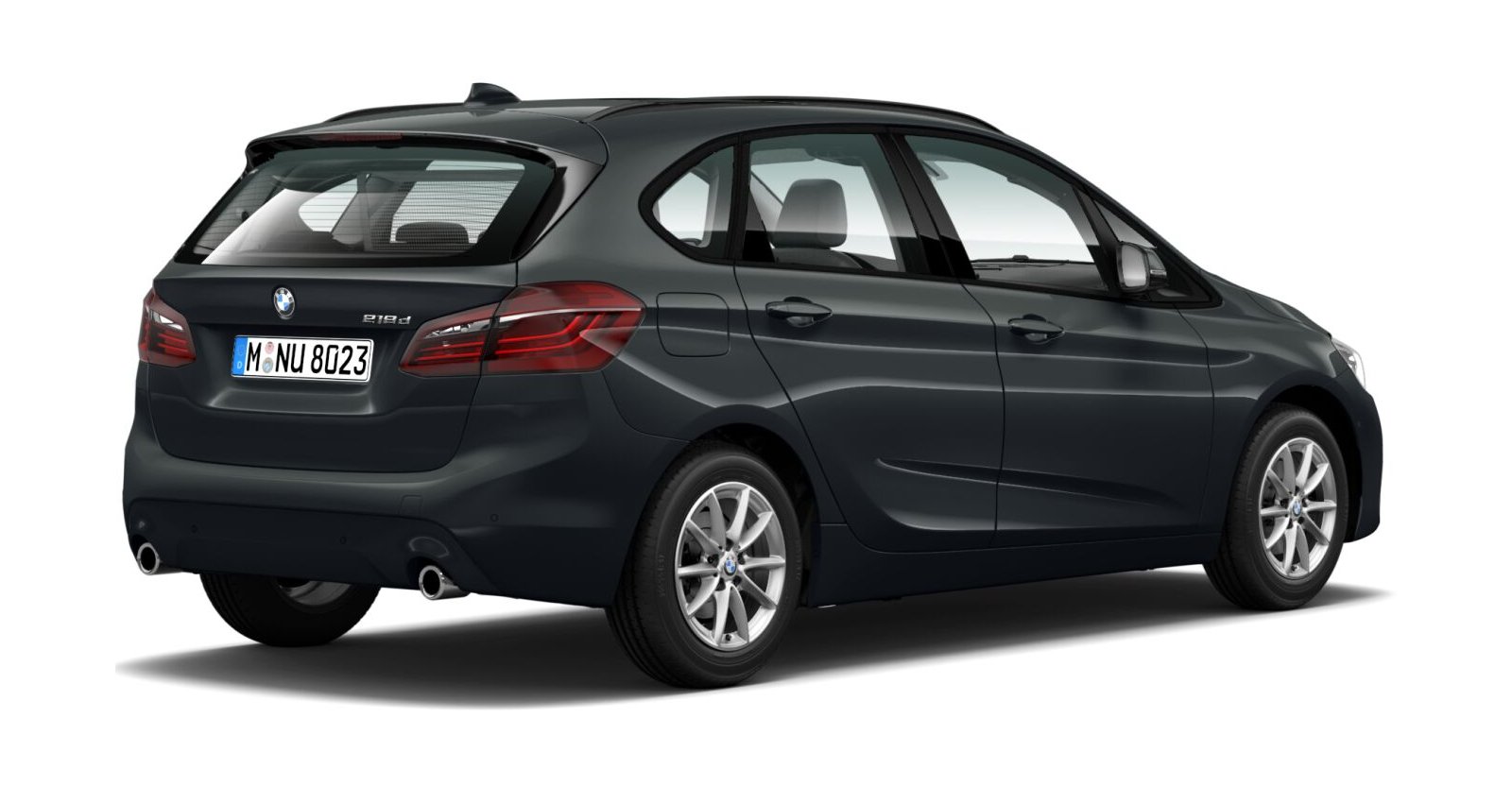 BMW BMW 2er in Grau von hinten BMW BMW 2er in Grau von hinten