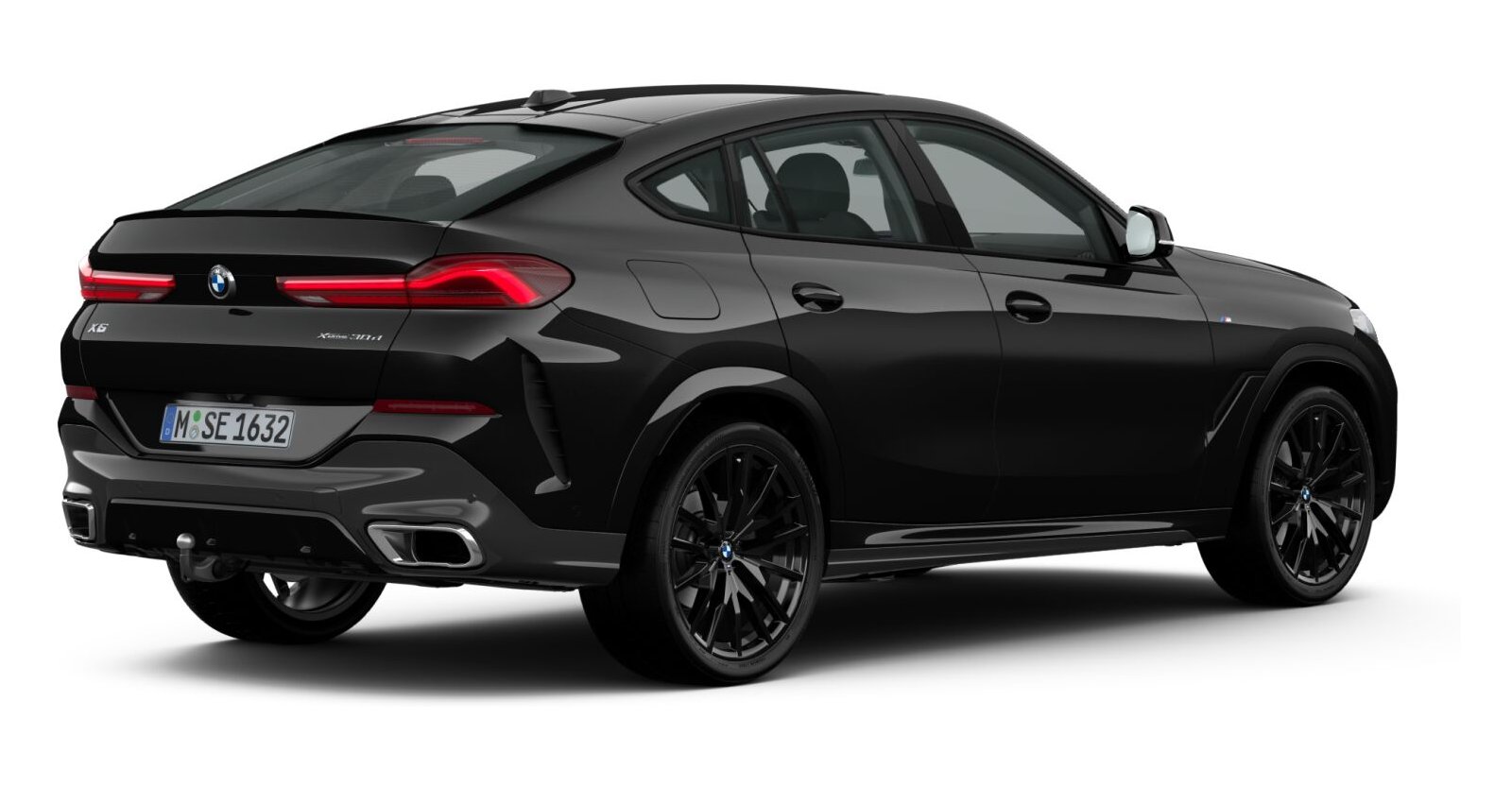 BMW BMW X in Schwarz von hinten BMW BMW X in Schwarz von hinten