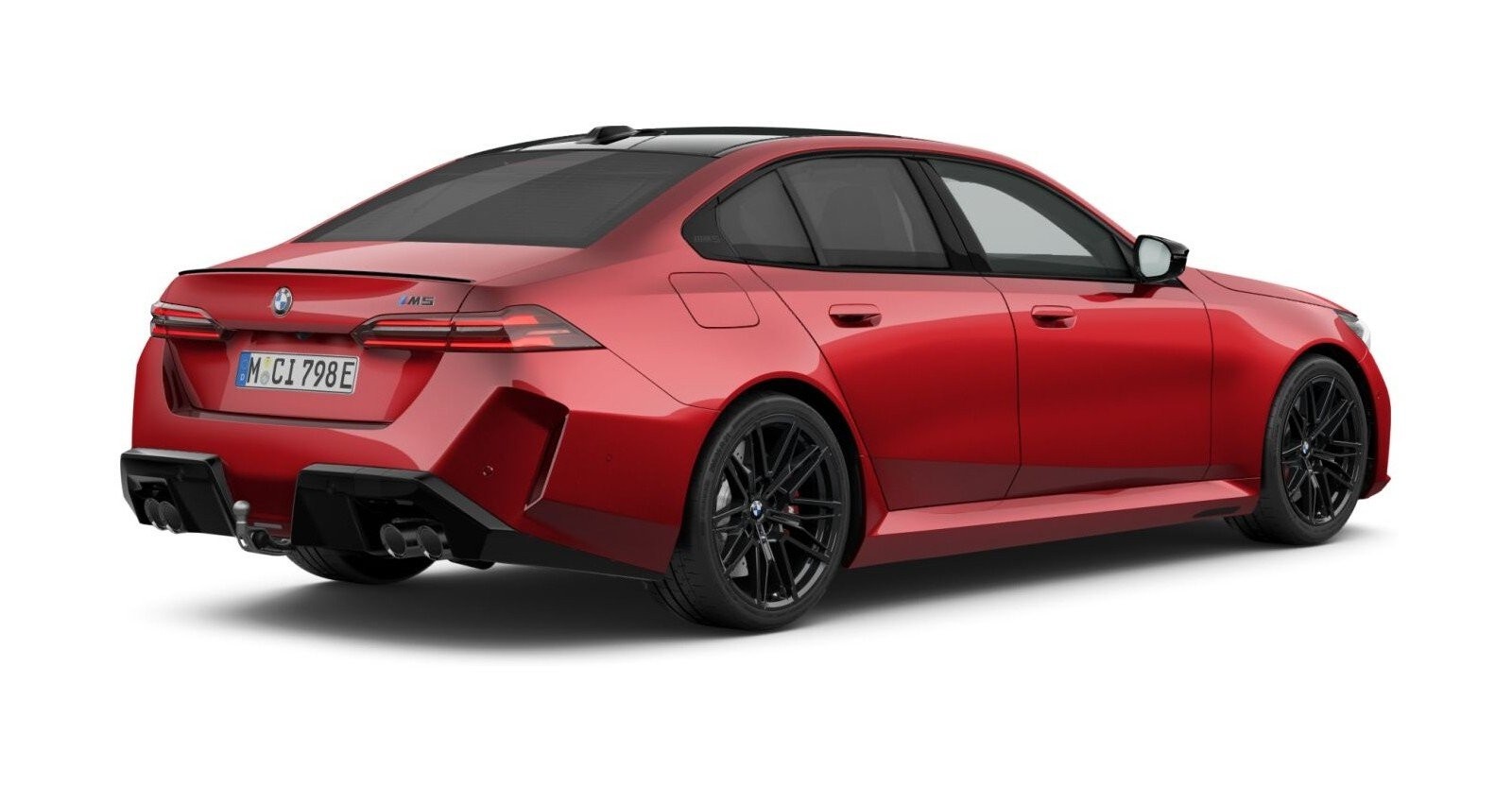 BMW BMW M in Rot von hinten BMW BMW M in Rot von hinten