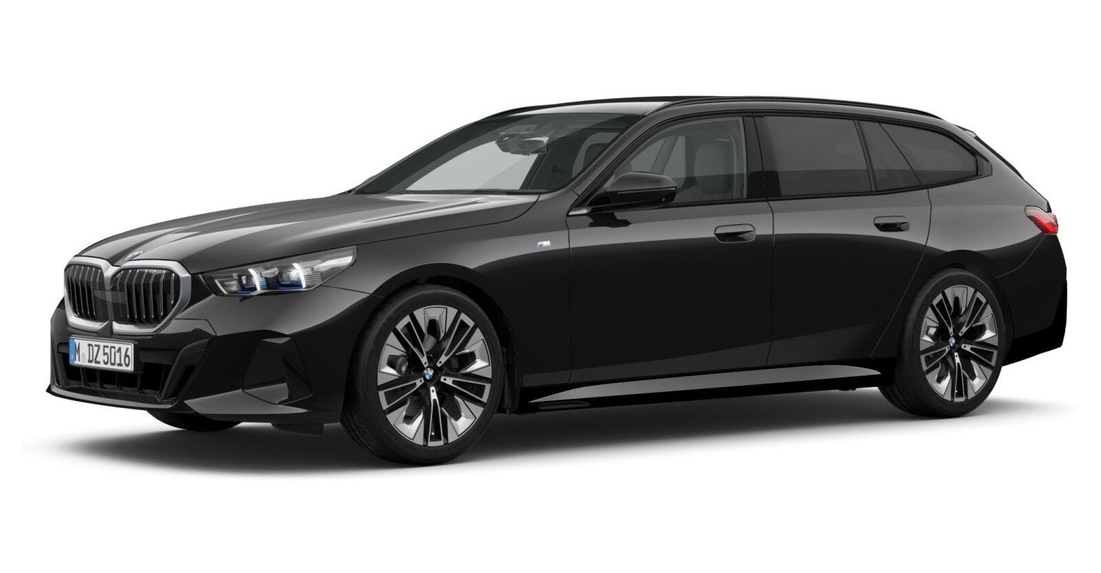 BMW BMW 5er in Schwarz von vorne BMW BMW 5er in Schwarz von vorne