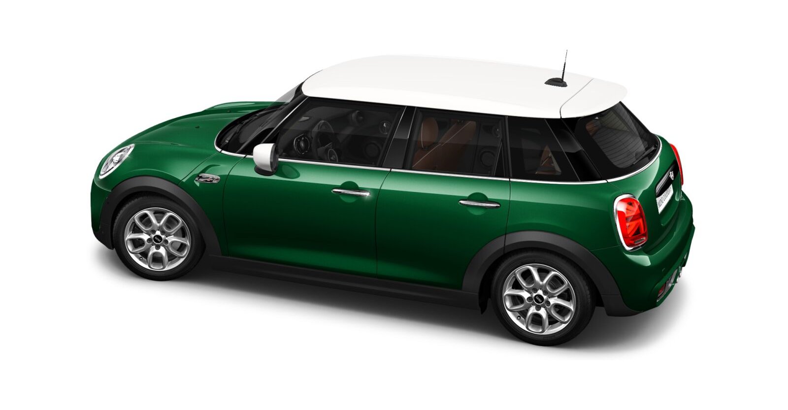 MINI MINI 5-Türer in Grün von hinten