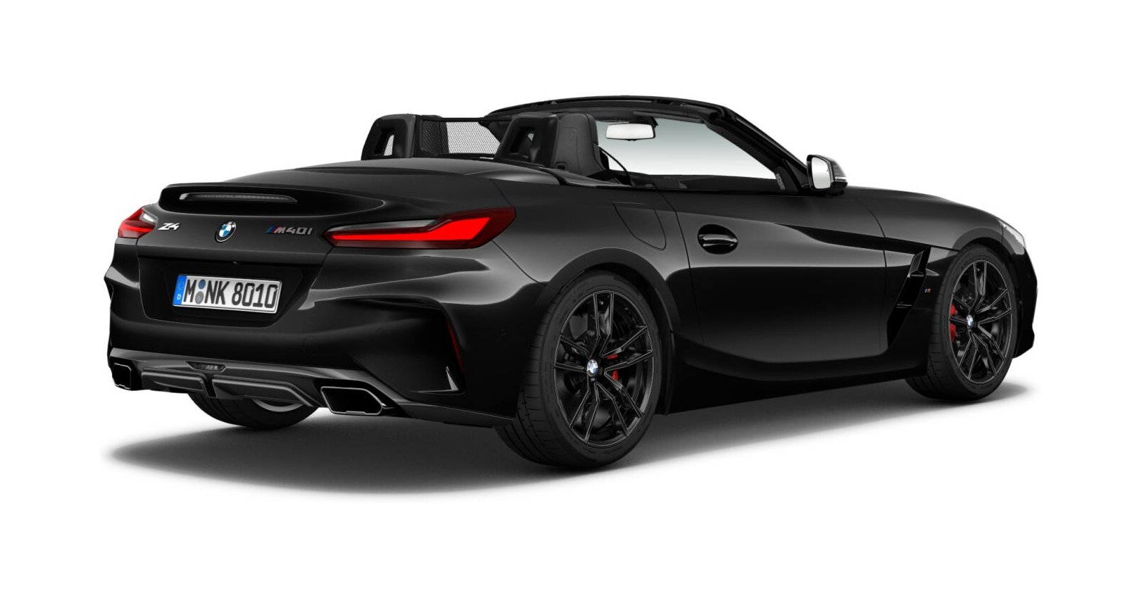 BMW BMW Z in Schwarz von hinten