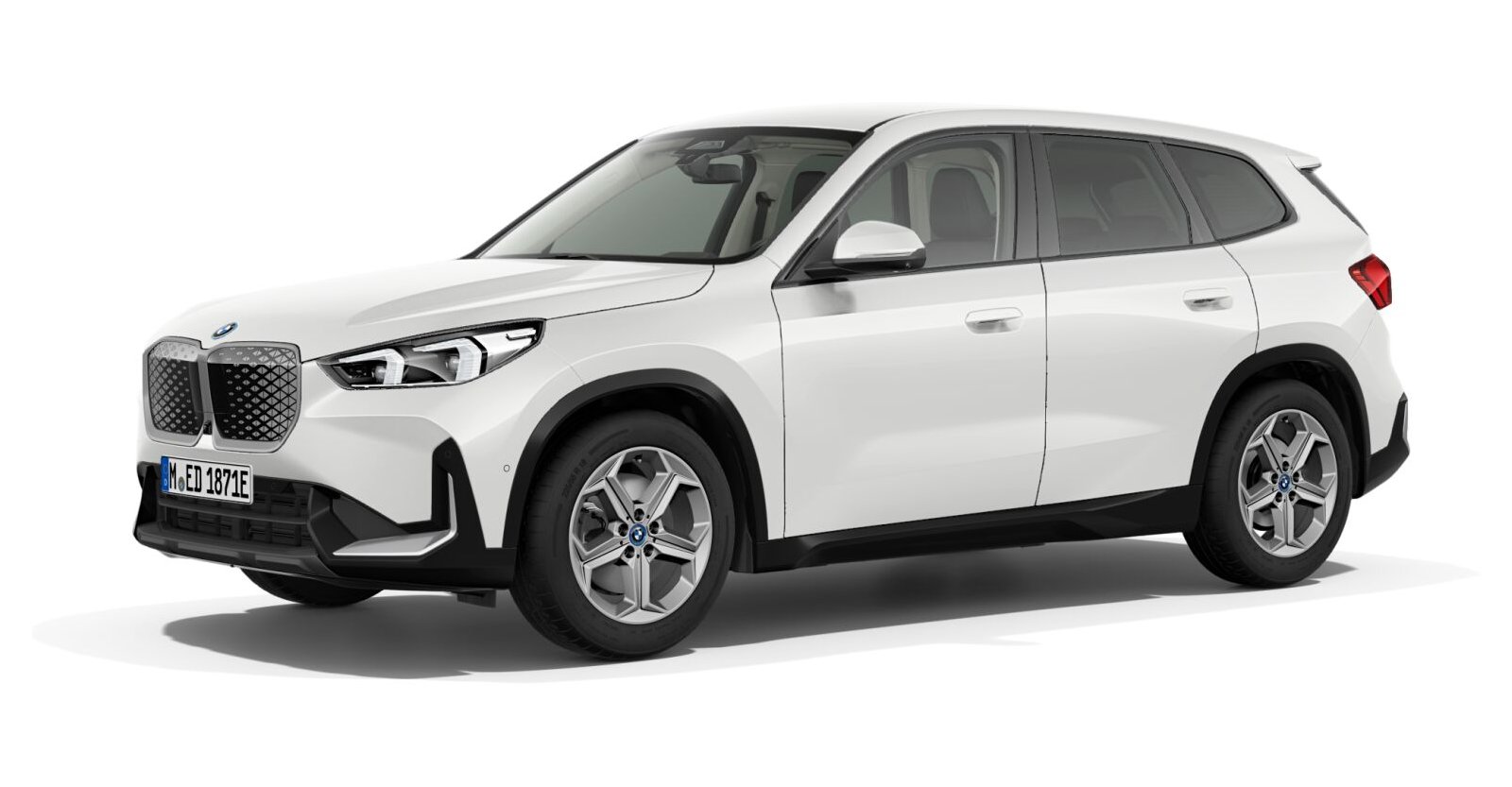 BMW BMW I in Weiß von vorne BMW BMW I in Weiß von vorne