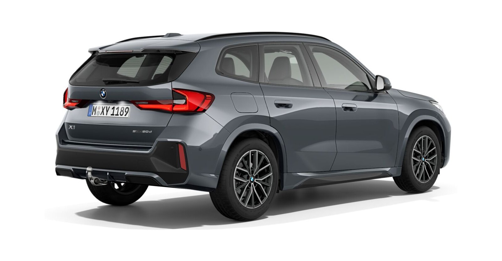 BMW BMW X in Grau von hinten