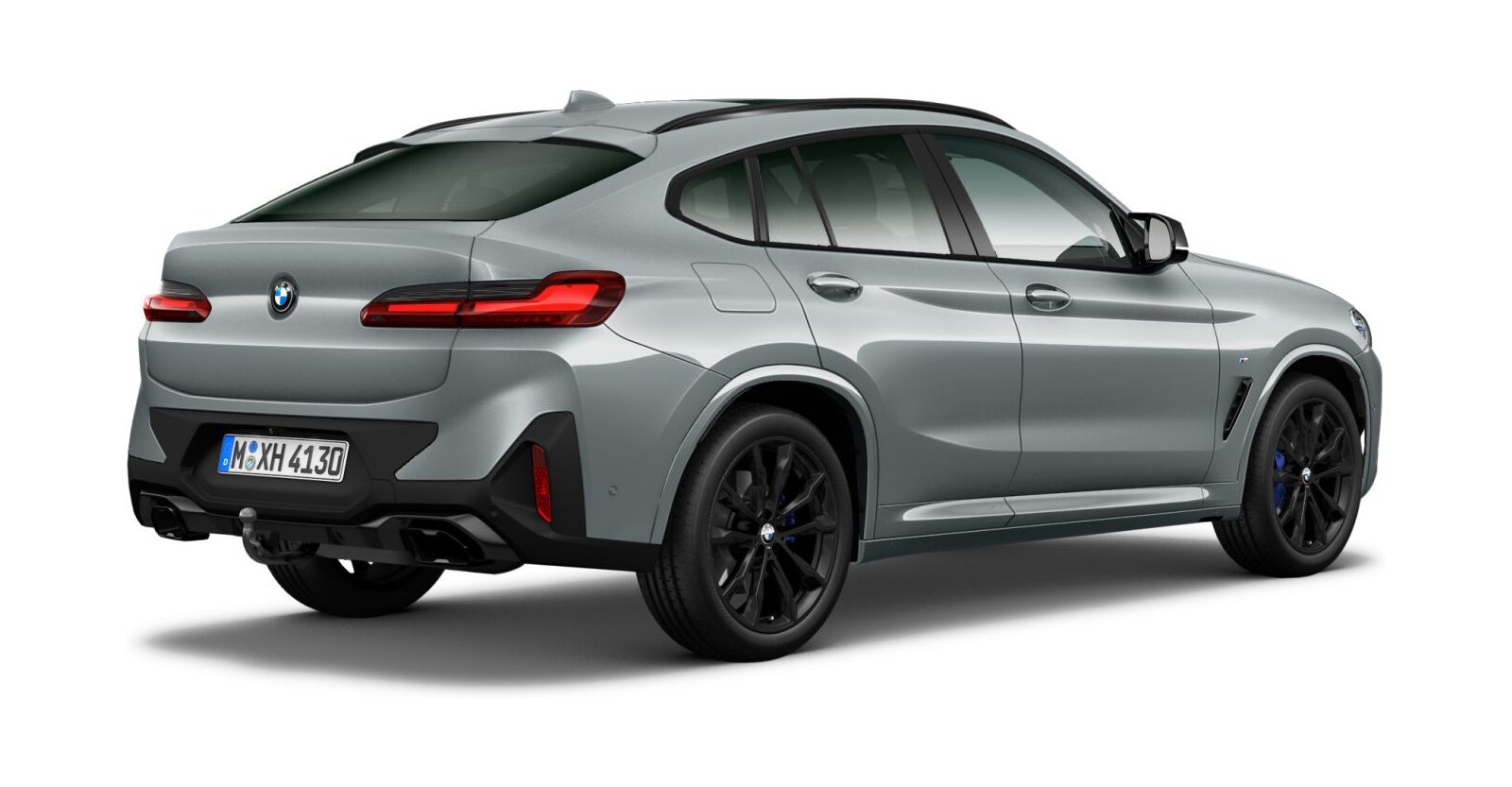 BMW BMW X in Grau von hinten
