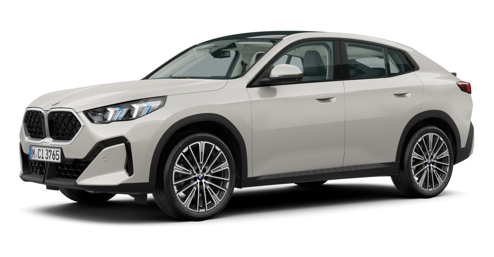 BMW X2 sDrive20d in Grau von vorne BMW X2 sDrive20d in Grau von vorne