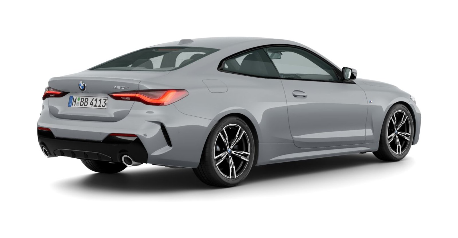 BMW BMW 4er in Grau von hinten