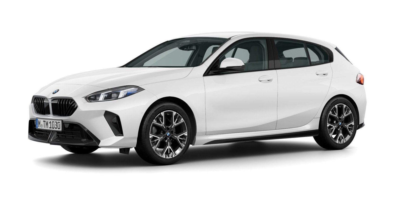 BMW BMW 1er in Weiß von vorne