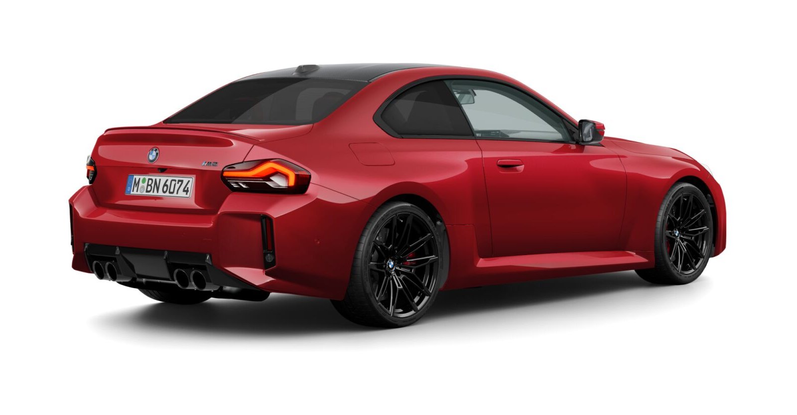 BMW BMW M in Rot von hinten