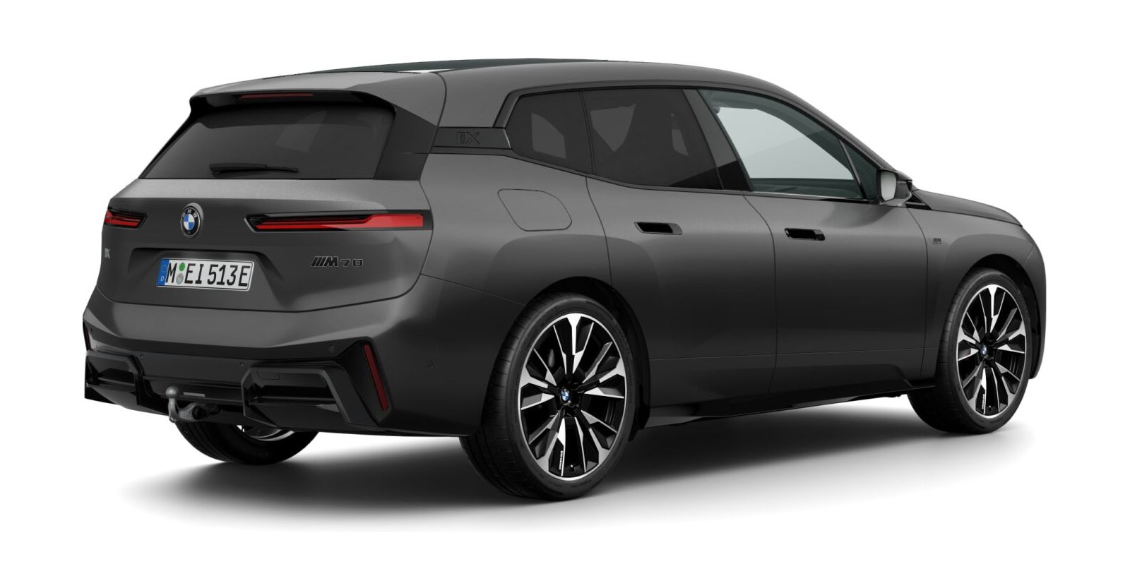BMW BMW I in Grau von hinten BMW BMW I in Grau von hinten
