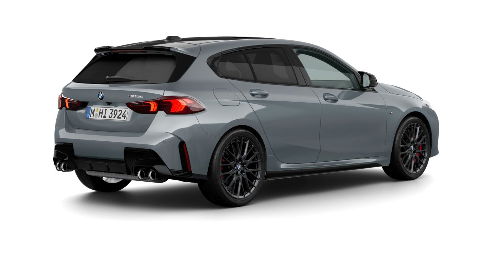 BMW BMW 1er in Grau von hinten