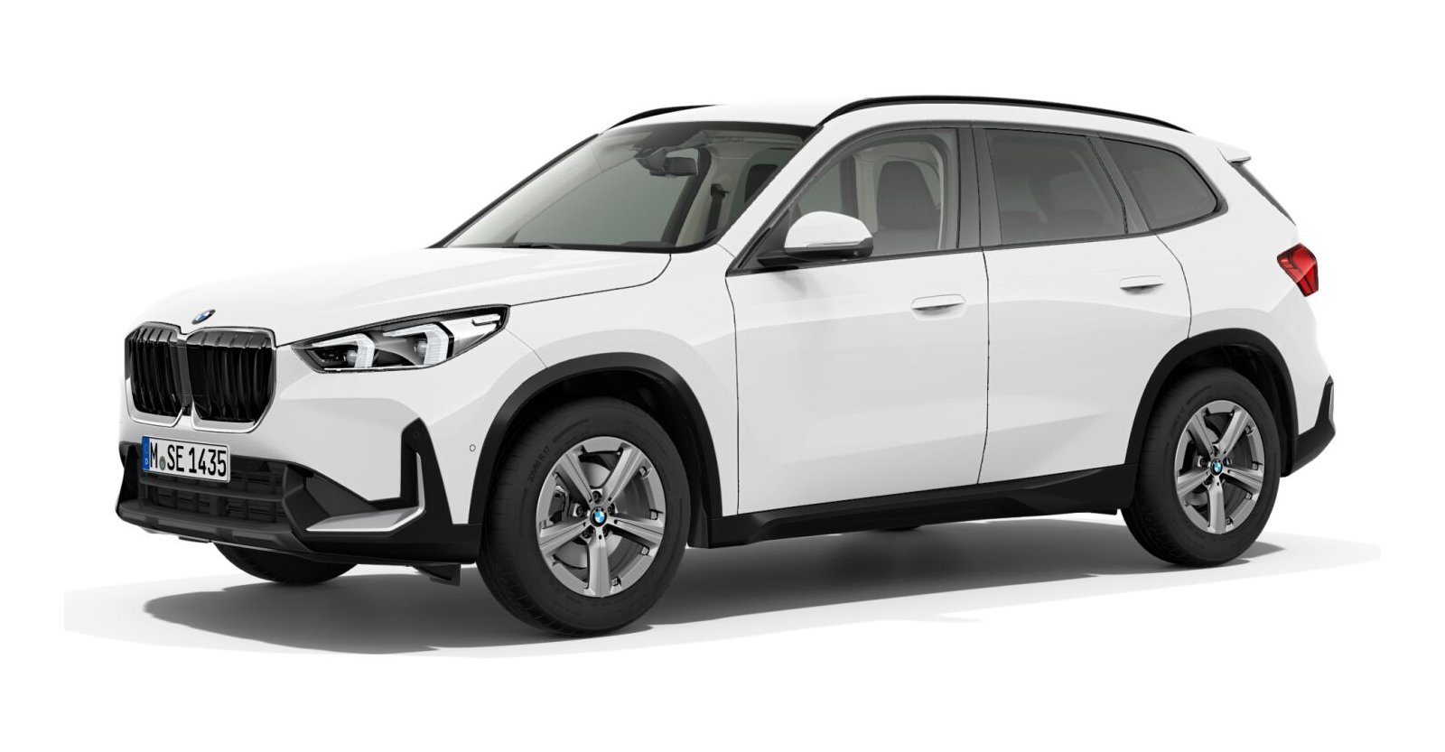 BMW X1 sDrive20i in Weiß von vorne
