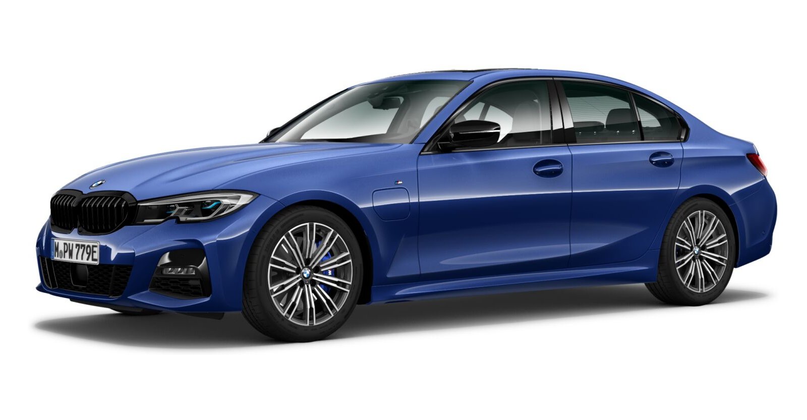 BMW BMW 3er in Blau von vorne