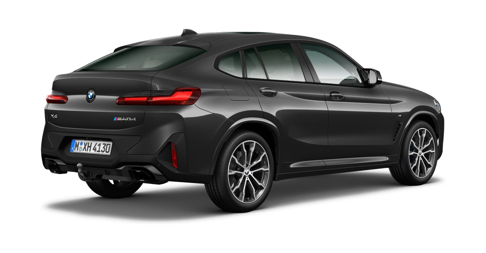 BMW BMW X in Grau von hinten