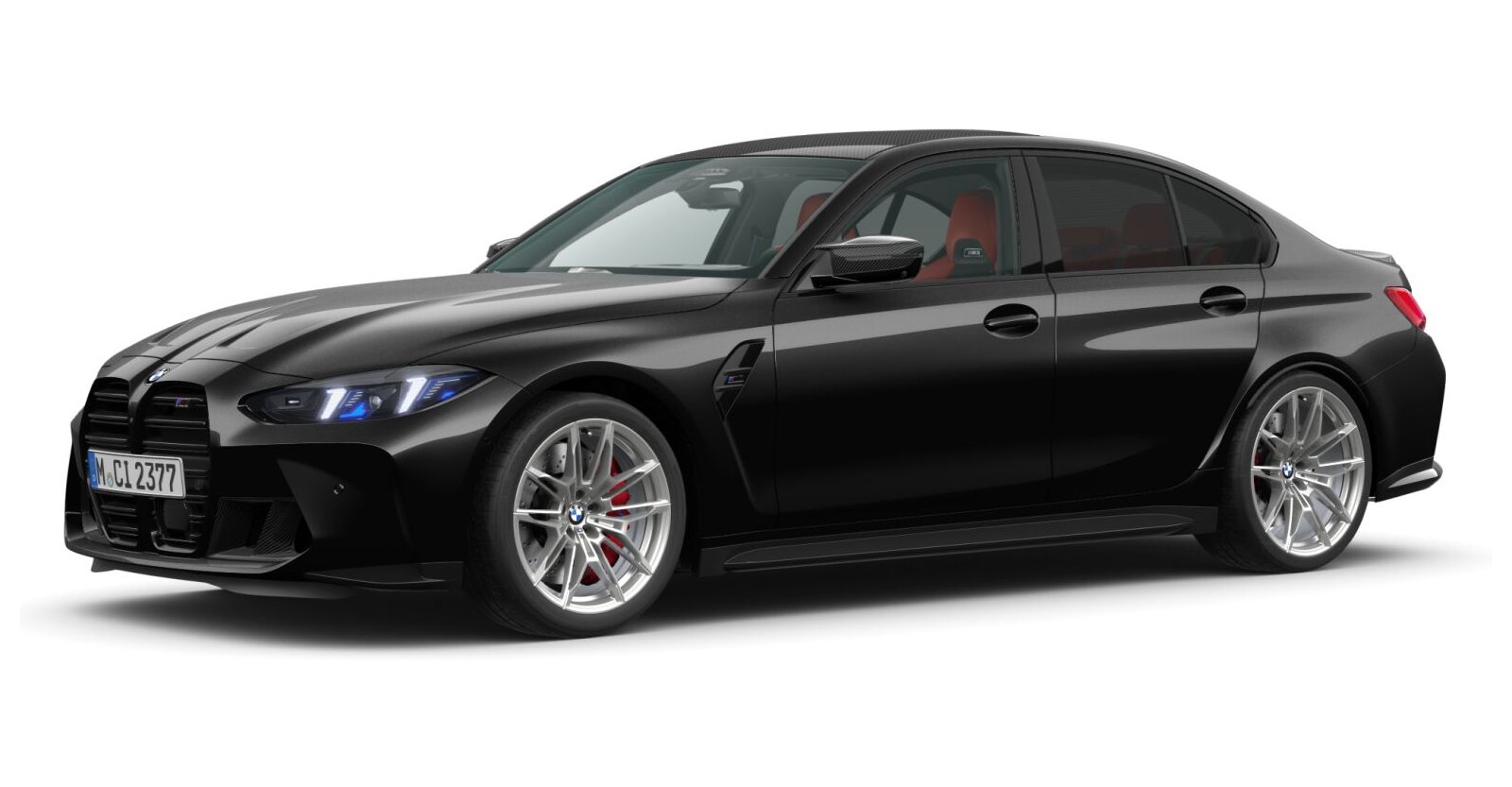 BMW BMW M in Schwarz von vorne BMW BMW M in Schwarz von vorne