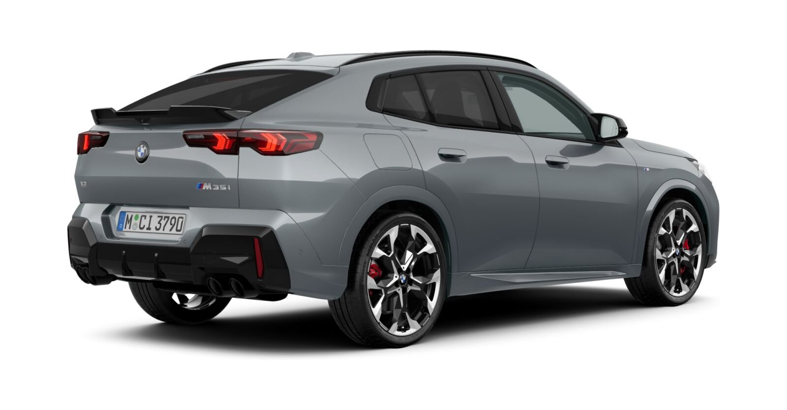 BMW BMW X in Grau von hinten