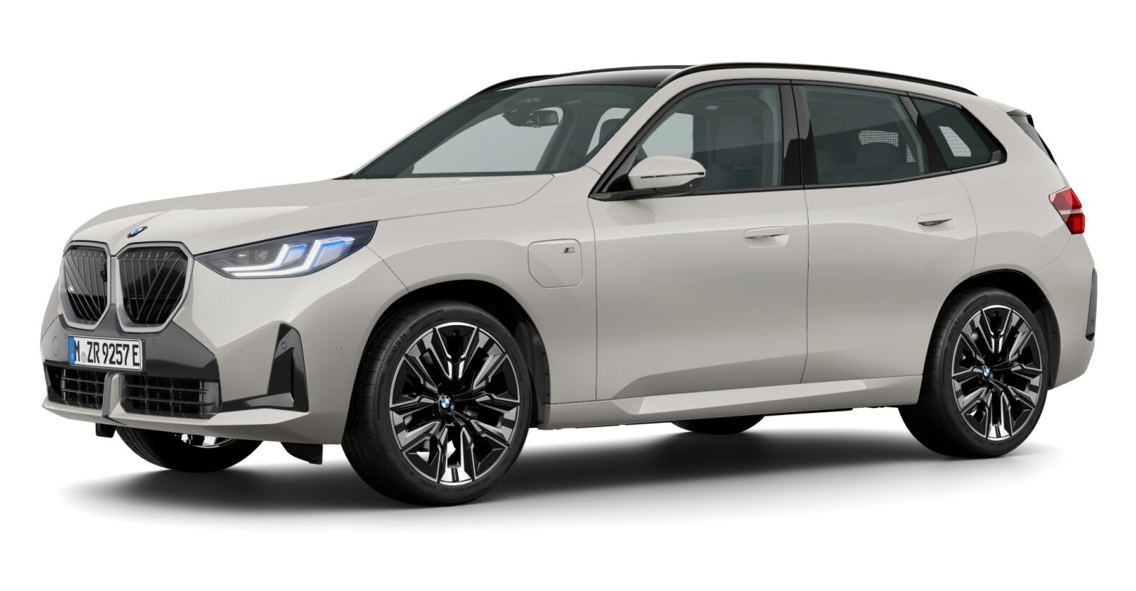 BMW X3 30e xDrive in Grau von vorne