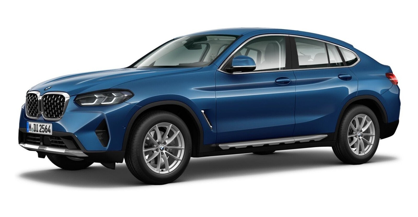 BMW BMW X in Blau von vorne BMW BMW X in Blau von vorne