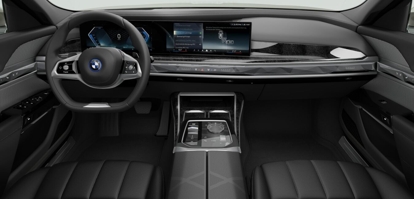 BMW BMW 7er im Innenraum von vorne