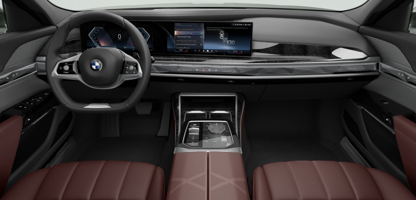 BMW BMW 7er im Innenraum von vorne