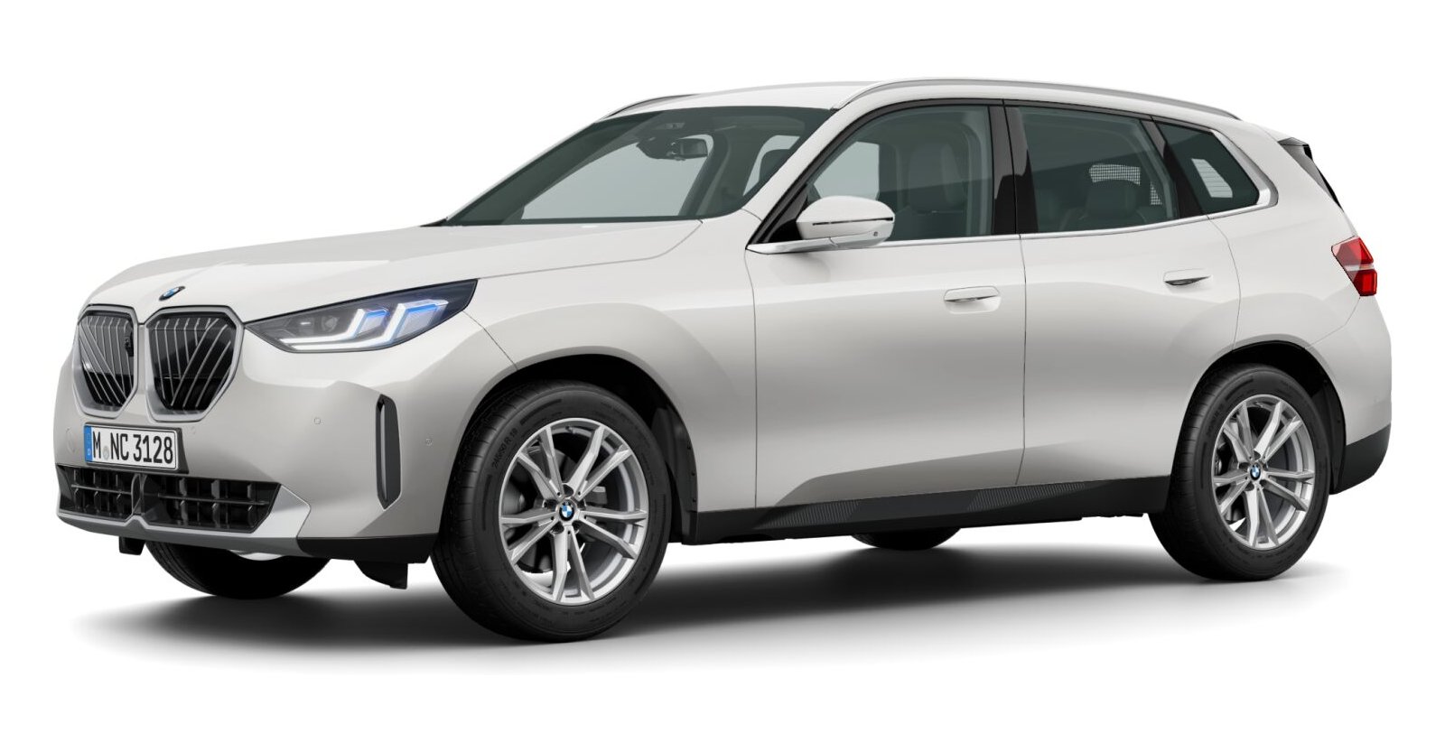 BMW X3 20d xDrive in Weiß von vorne