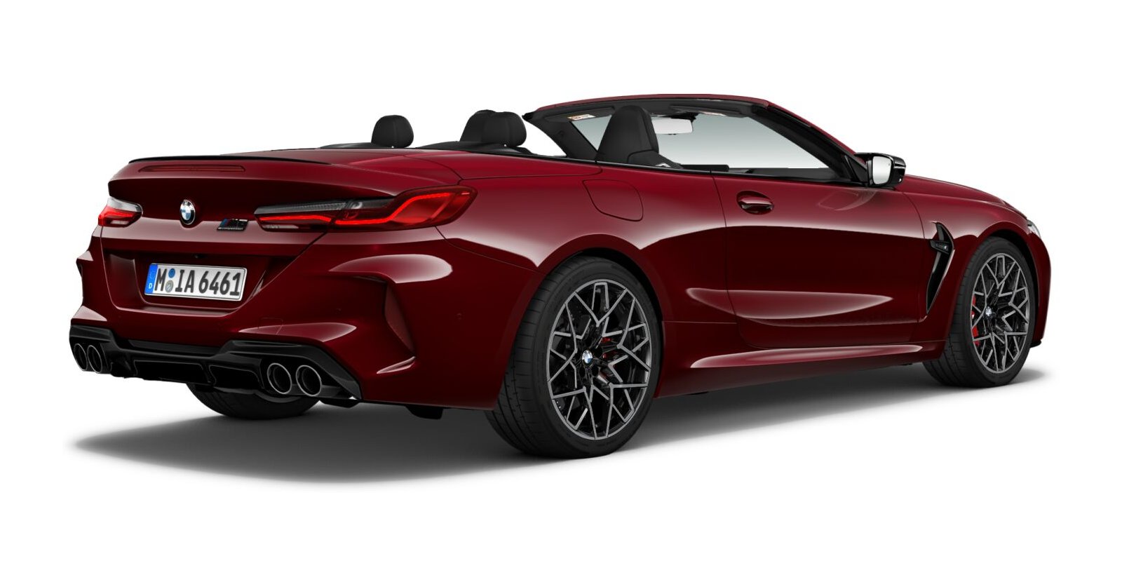 BMW BMW M in Rot von hinten BMW BMW M in Rot von hinten
