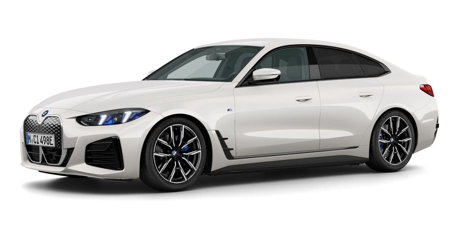 BMW BMW I in Weiß von vorne BMW BMW I in Weiß von vorne
