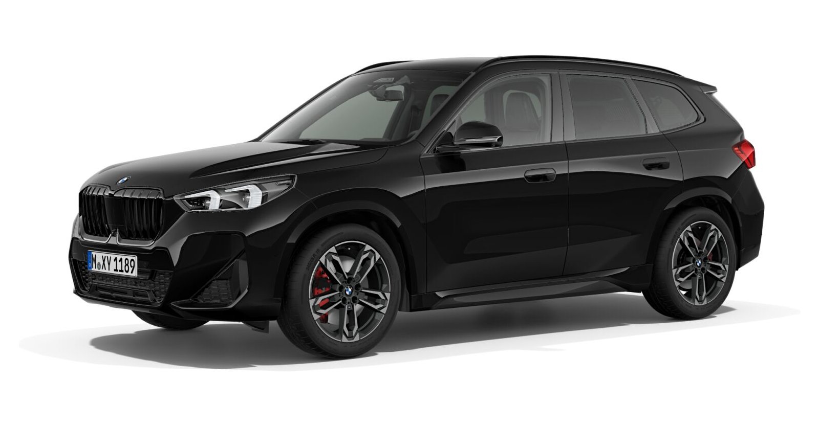 BMW BMW X in Schwarz von vorne