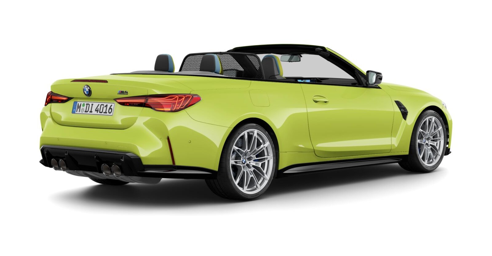 BMW BMW M in Gelb von hinten