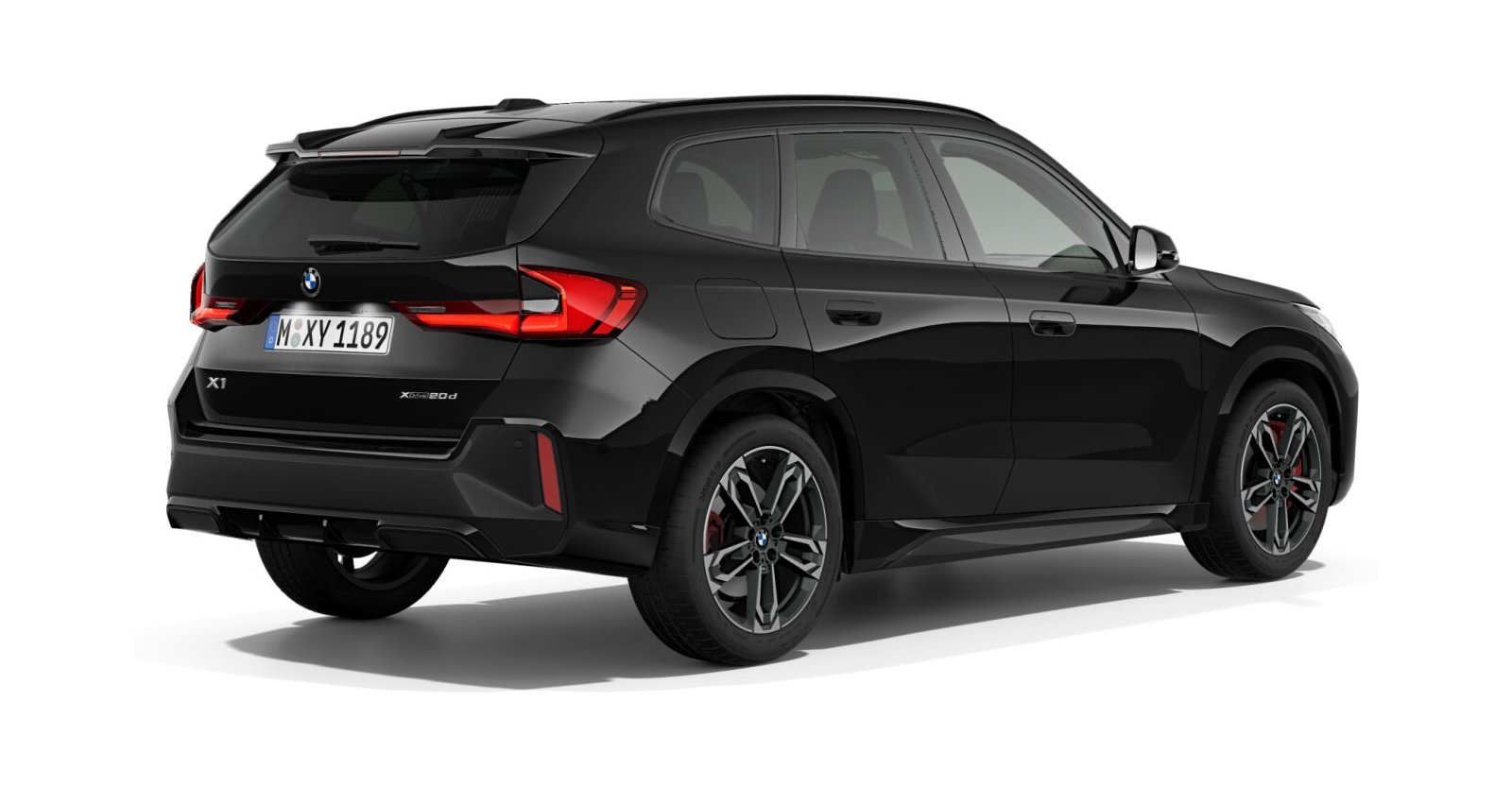 BMW BMW X in Schwarz von hinten BMW BMW X in Schwarz von hinten