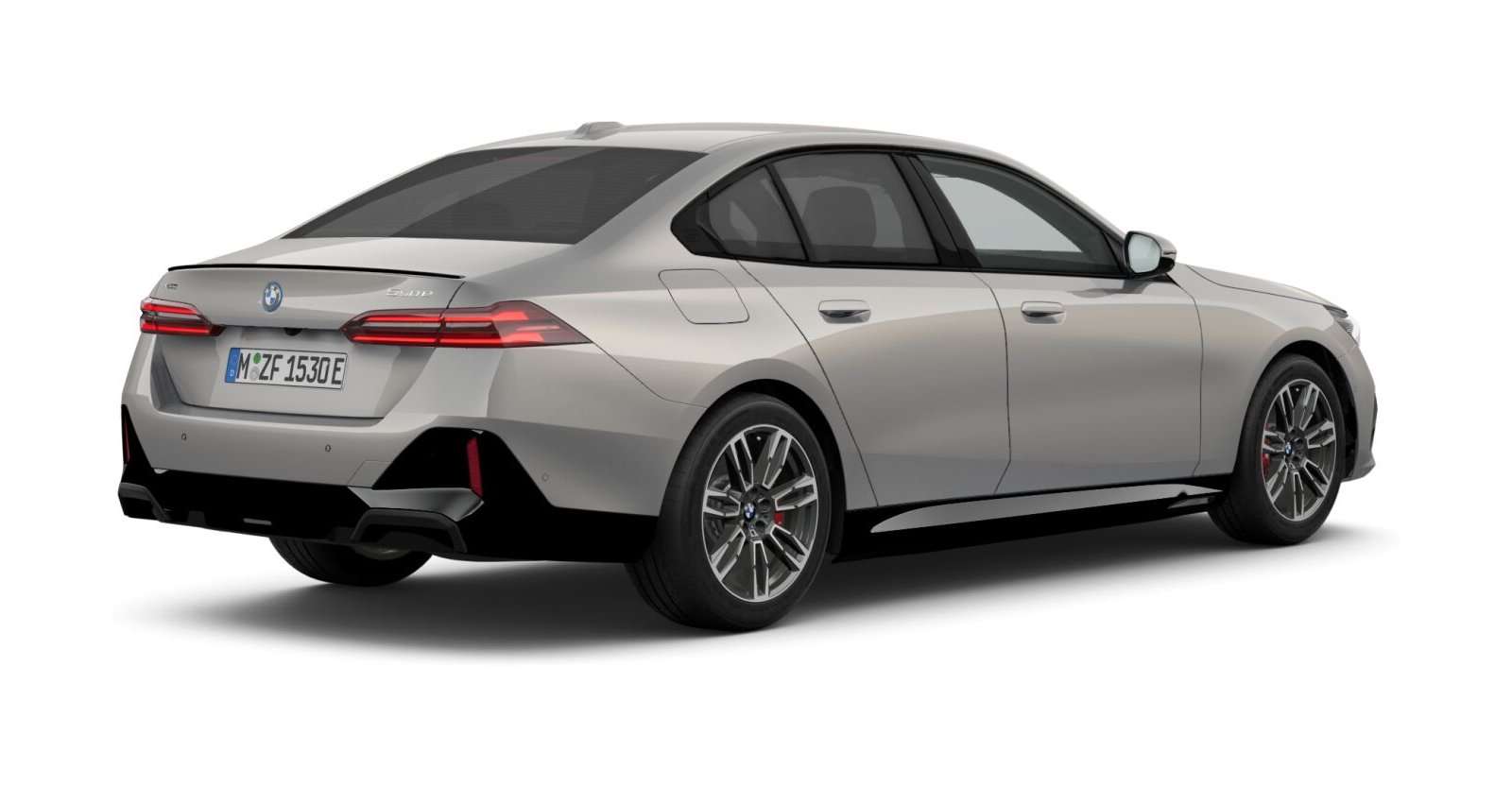 BMW BMW 5er in Grau von hinten BMW BMW 5er in Grau von hinten